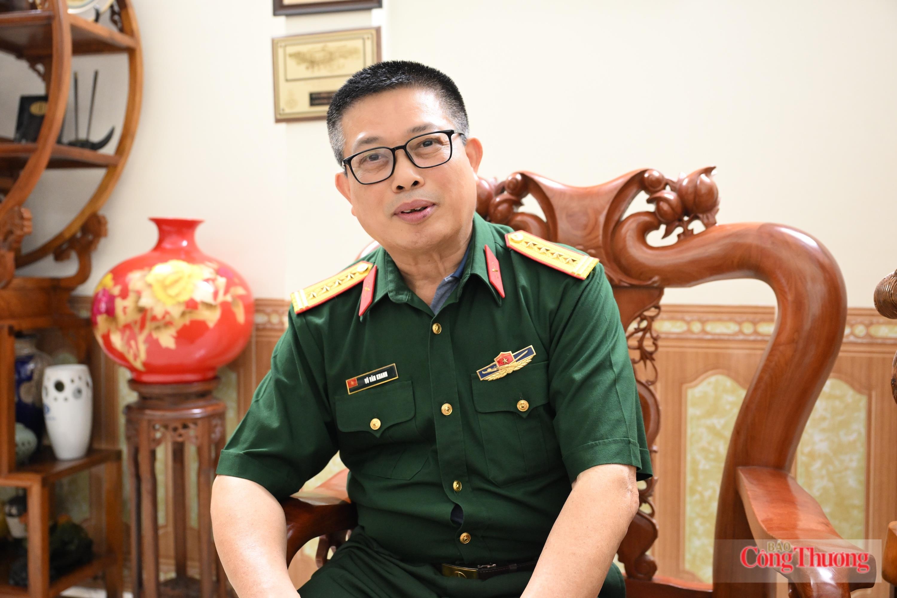 Đại tá Vũ Văn Khanh, nguyên Trưởng ban Nghiên cứu quốc tế (Viện Chiến lược và Lịch sử quốc phòng Việt Nam). Ảnh: Nguyên Khánh