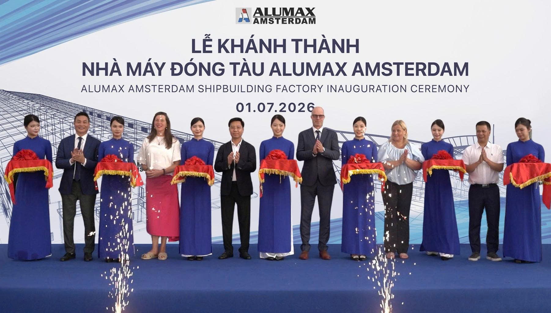 Khánh thành nhà máy đóng tàu Alumax Amsterdam tại Việt Nam