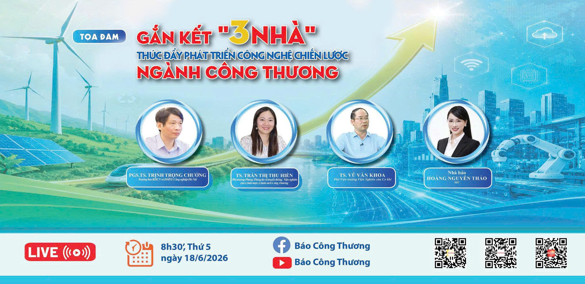 Tọa đàm: Gắn kết “3 nhà”, thúc đẩy phát triển công nghệ chiến lược ngành Công Thương