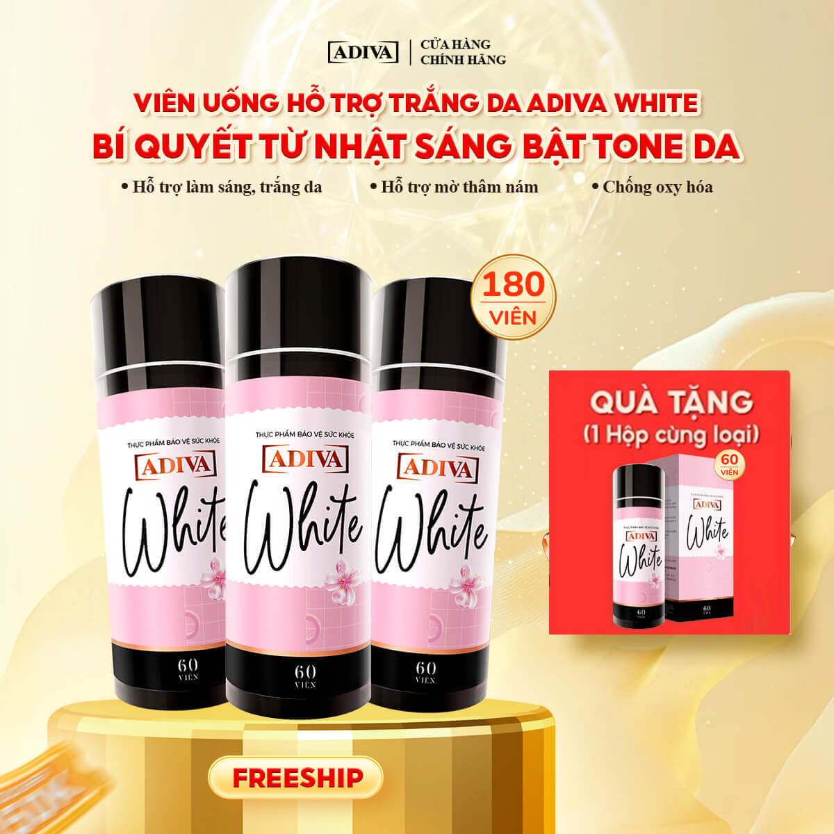 Một hình ảnh quảng cáo trên website của ADIVA.