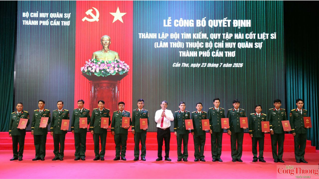 Cần Thơ thành lập Đội tìm kiếm, quy tập hài cốt liệt sĩ lâm thời