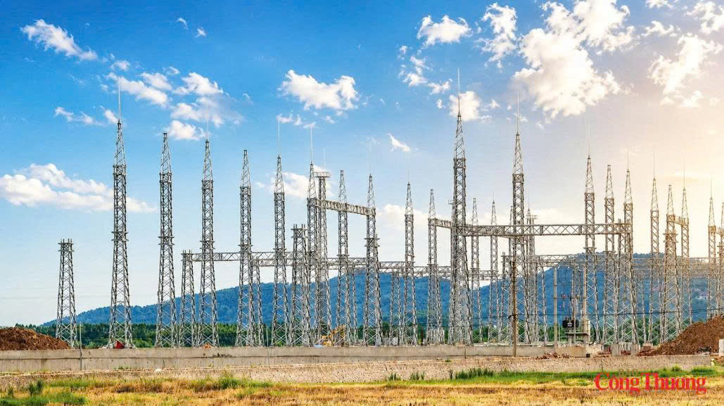 Dự án Trạm biến áp 500 kV Bắc Ninh theo Quy hoạch điện VIII điều chỉnh đang đẩy nhanh tiến độ. Ảnh: Nguyên Thảo