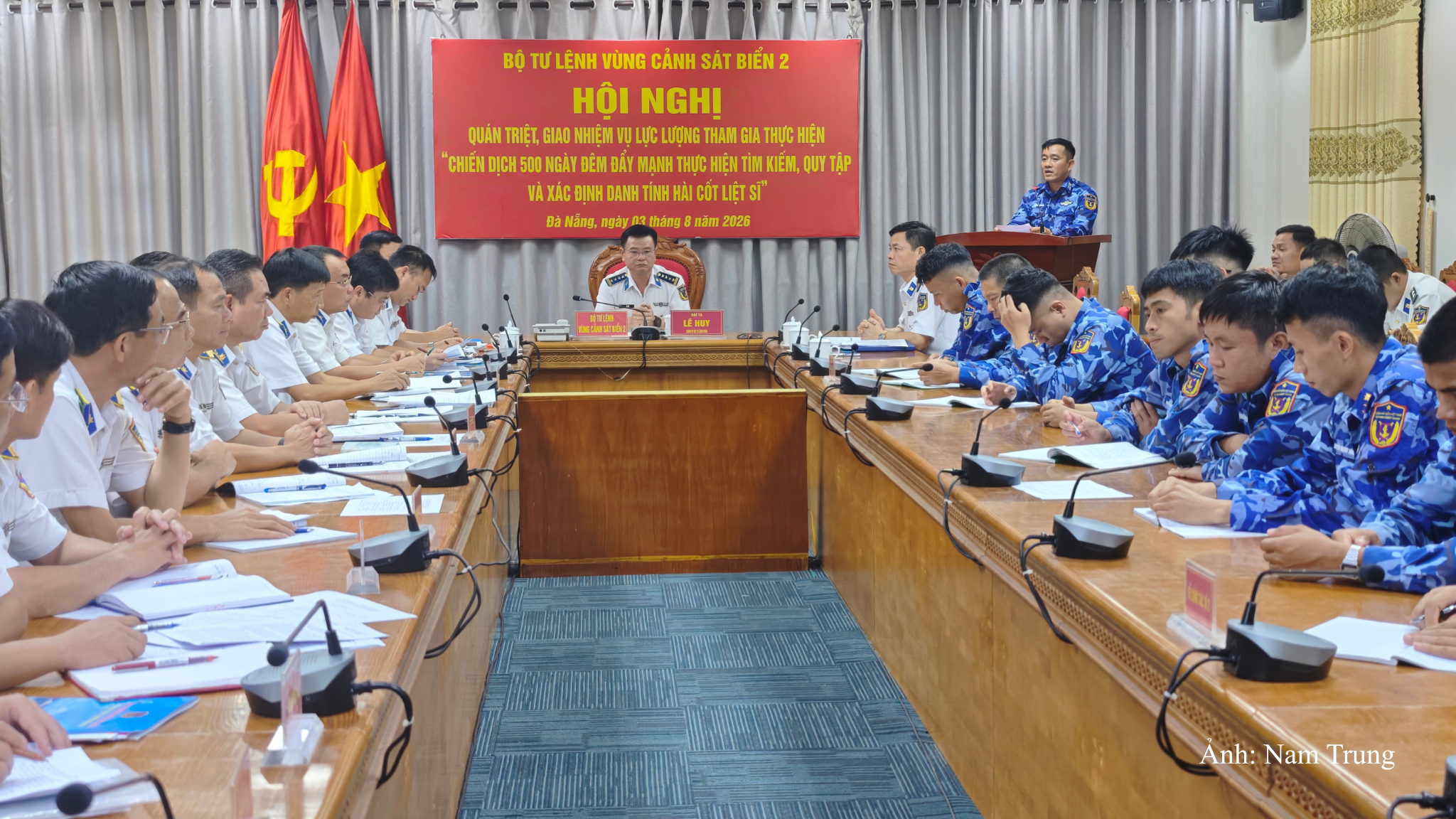 Vùng Cảnh sát biển 2 phối hợp triển khai chiến dịch quy tập hài cốt liệt sĩ