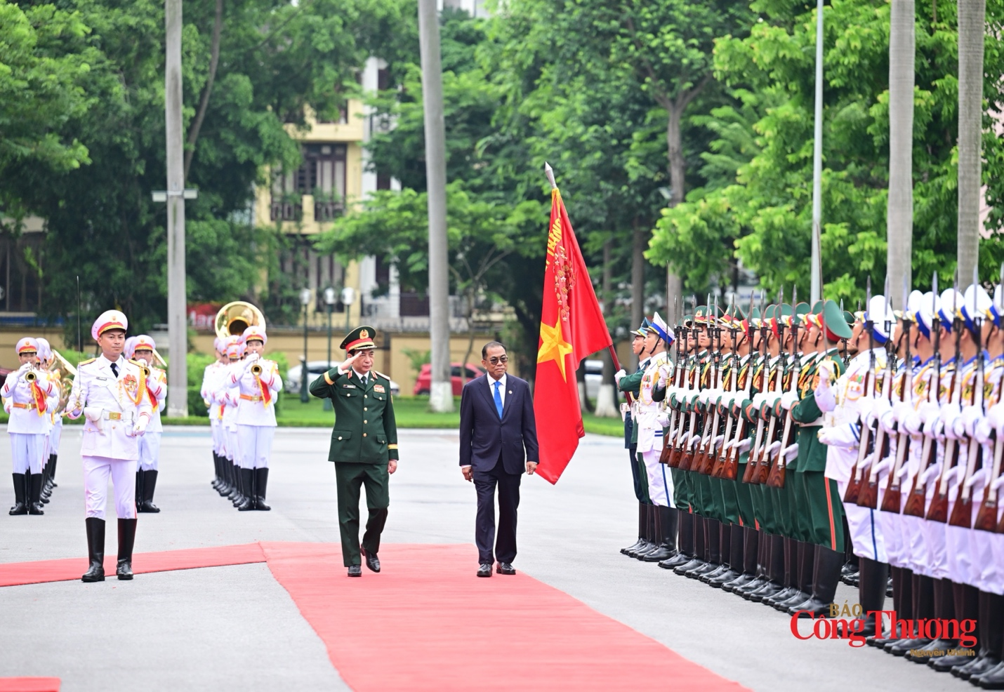 Chùm ảnh: Đại tướng Phan Văn Giang tiếp và hội đàm Bộ trưởng Quốc phòng Malaysia - 4