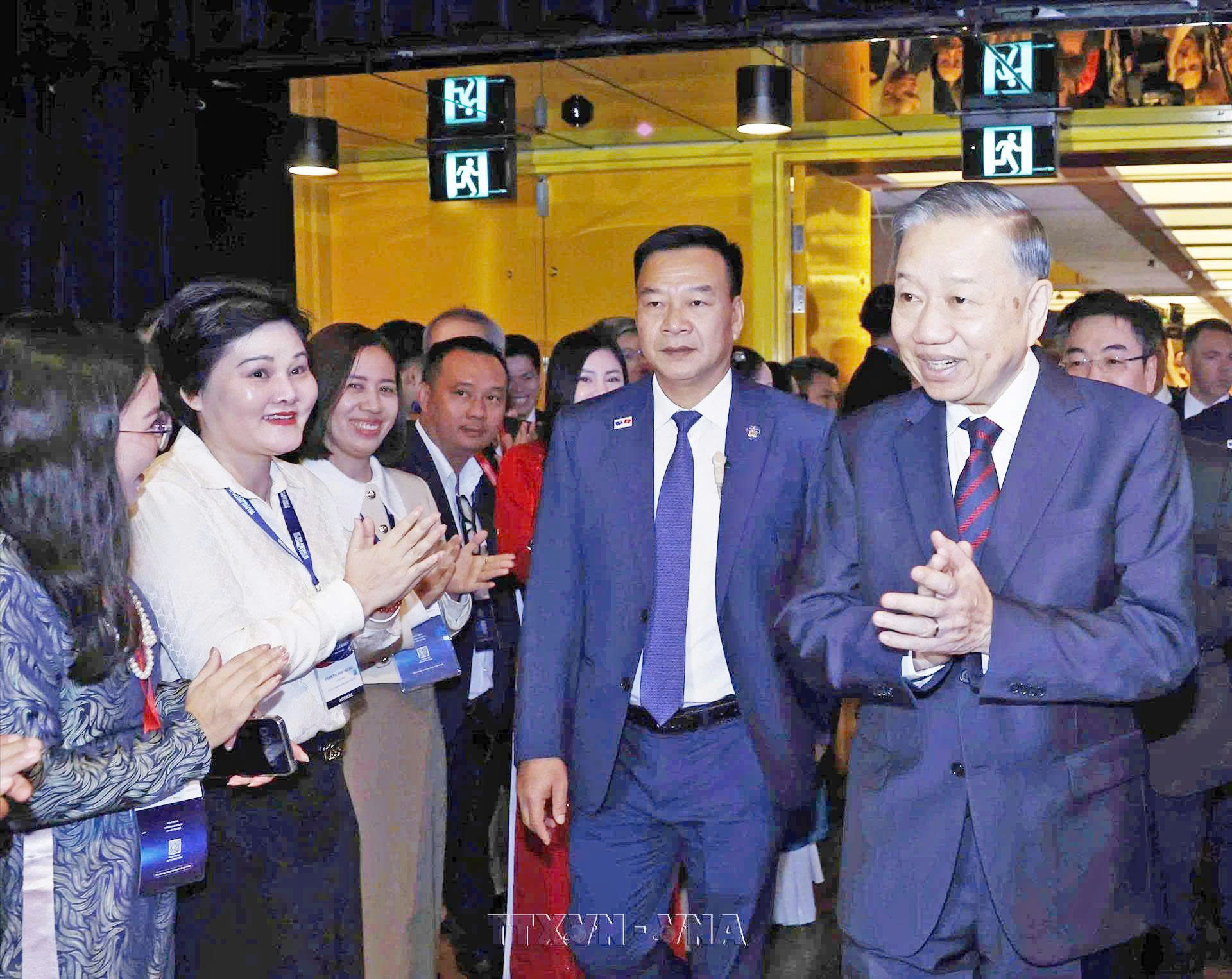 Tổng Bí thư, Chủ tịch nước Tô Lâm dự Diễn đàn Khoa học – Công nghệ - Đổi mới sáng tạo, Giáo dục – Đào tạo và Phát triển nguồn nhân lực Tech Connect tại Đại học Công nghệ Sydney. Ảnh: Thống Nhất – TTXVN