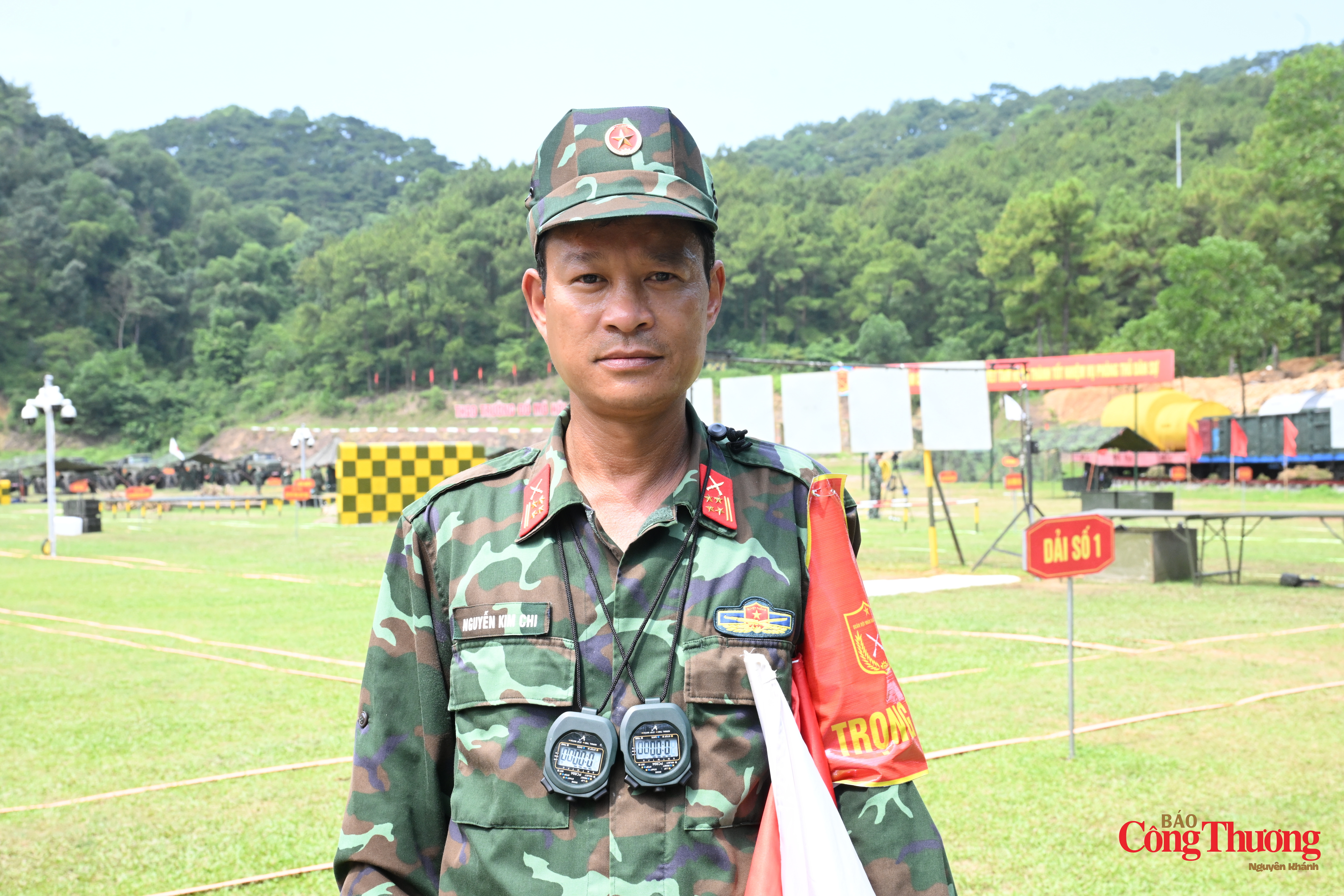Đại tá Nguyễn Kim Chi, giảng viên Khoa Binh Chủng Trường Sĩ quan Lục quân 1.