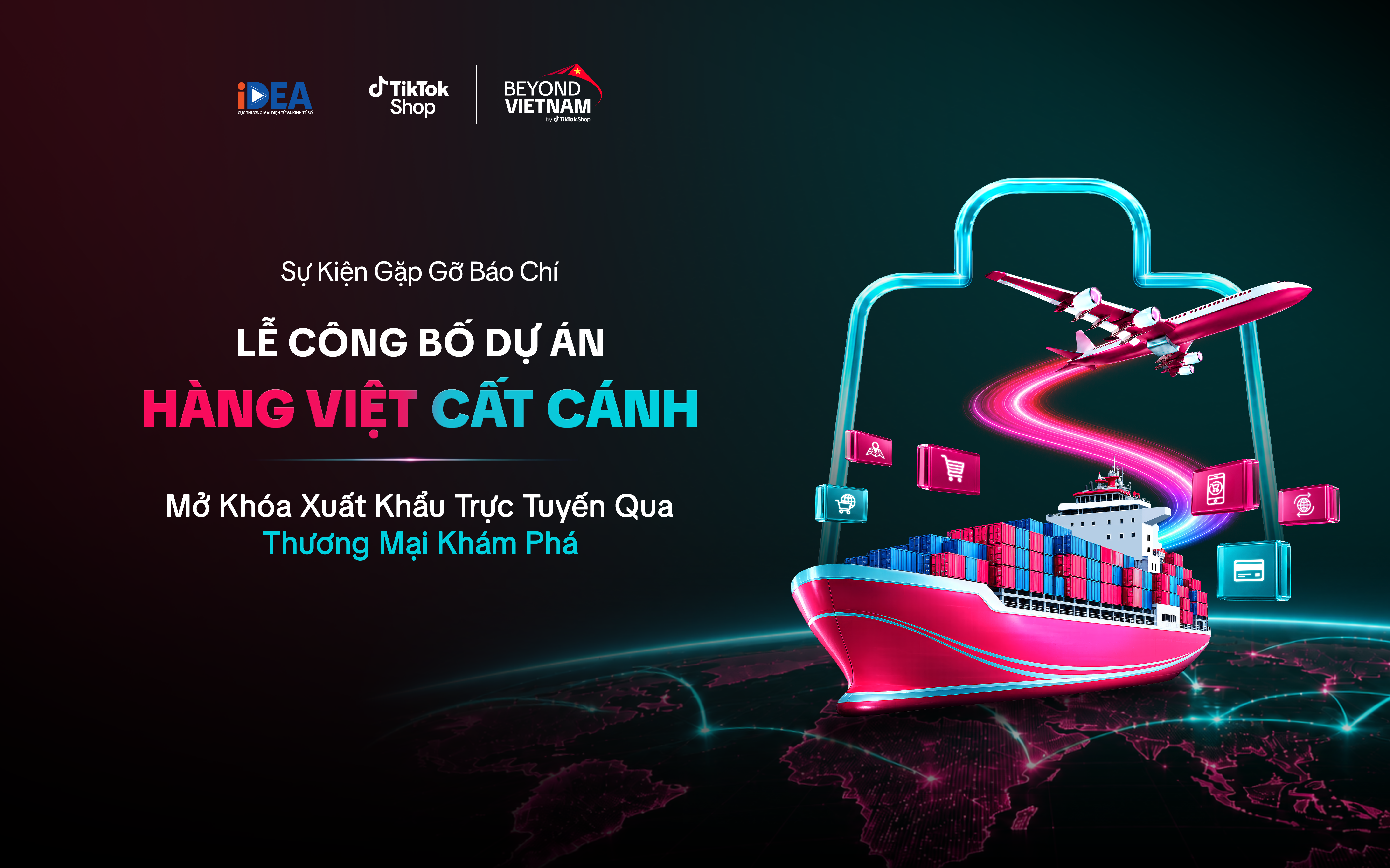 Lễ công bố sáng kiến "Beyond Vietnam - Hàng Việt Cất Cánh'"sẽ được tổ chức chiều ngày 3/9, tại Thành phố Hồ Chí Minh