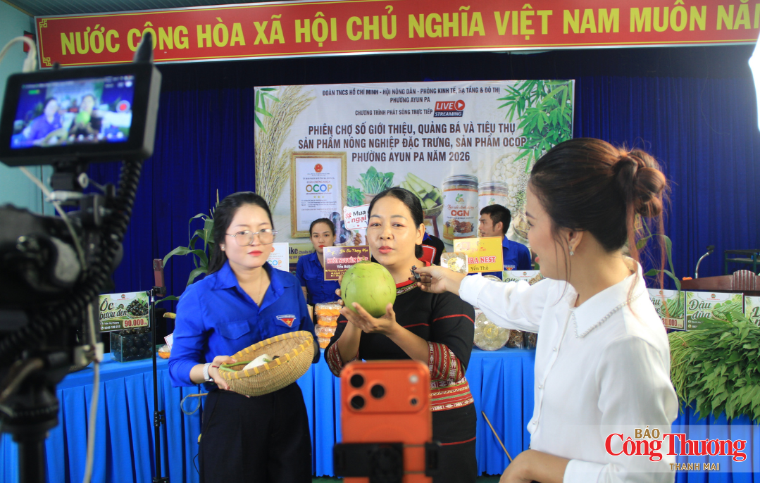 Từ phiên livestream đến cơ hội mở rộng thị trường cho nông sản Gia Lai