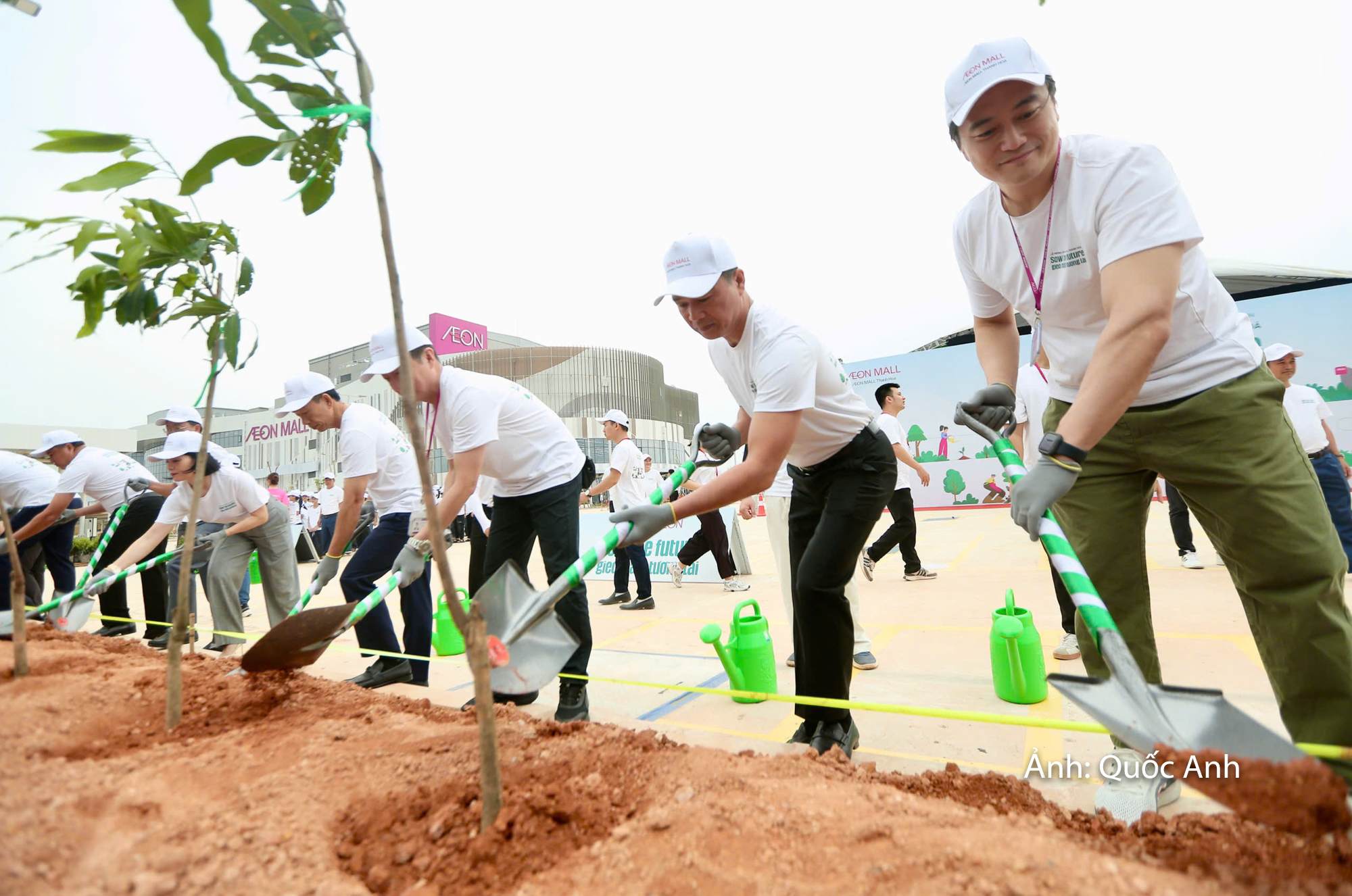 AEON MALL Thanh Hóa trồng gần 5.000 cây xanh trước thềm khai trương