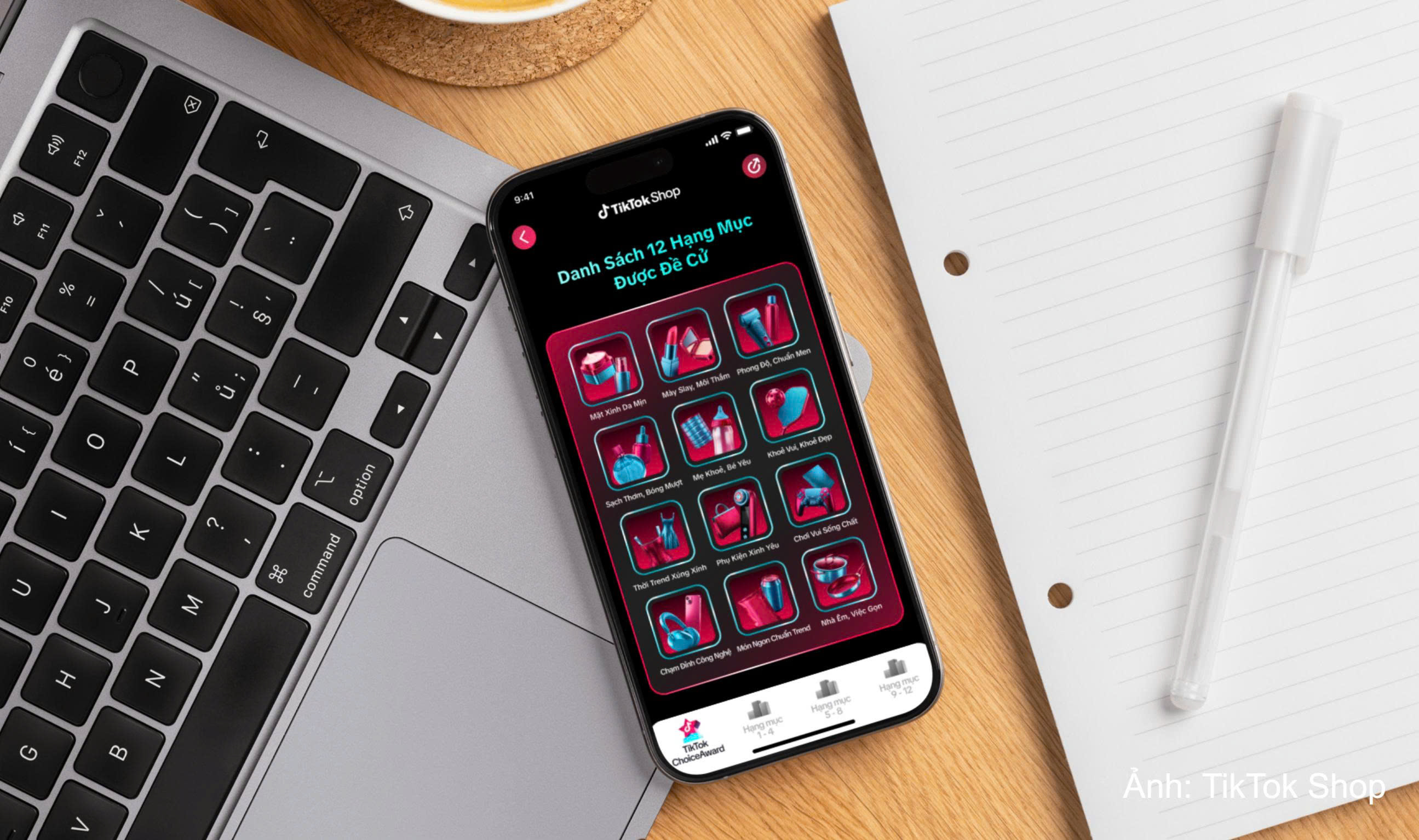TikTok Choice Award - giải thưởng Thương hiệu được yêu thích nhất do cộng đồng người dùng bình chọn.