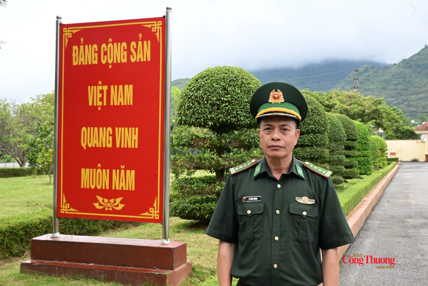 Đại tá Lê Công Thành, Phó Chính ủy Ban Chỉ huy Bộ đội Biên phòng tỉnh Lai Châu.
