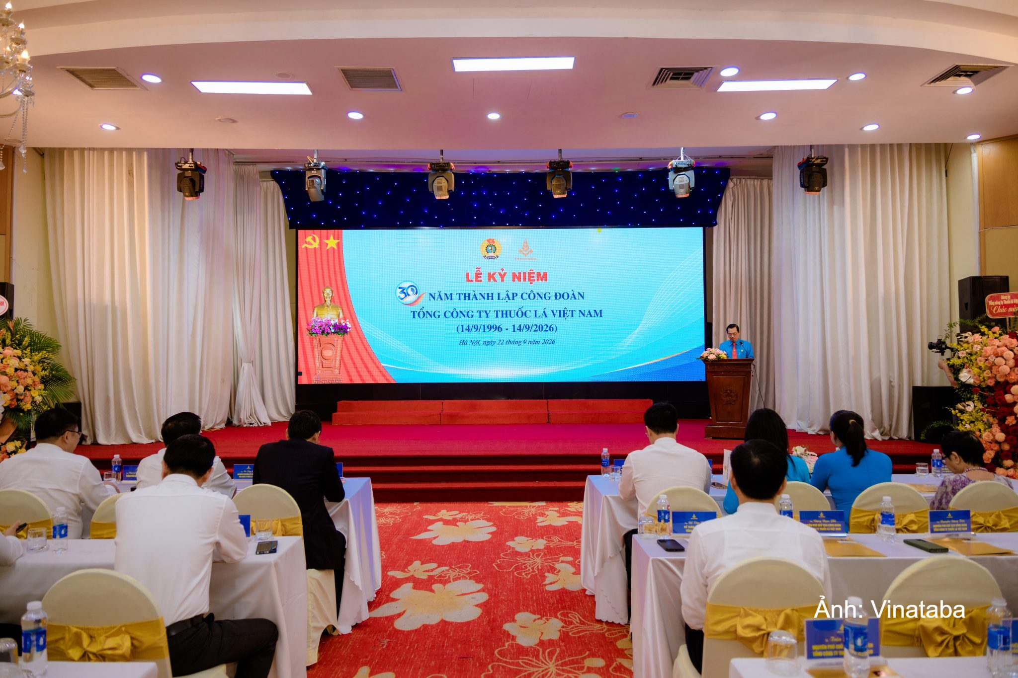 Công đoàn Tổng công ty Thuốc lá Việt Nam tổ chức Lễ kỷ niệm 30 năm thành lập.