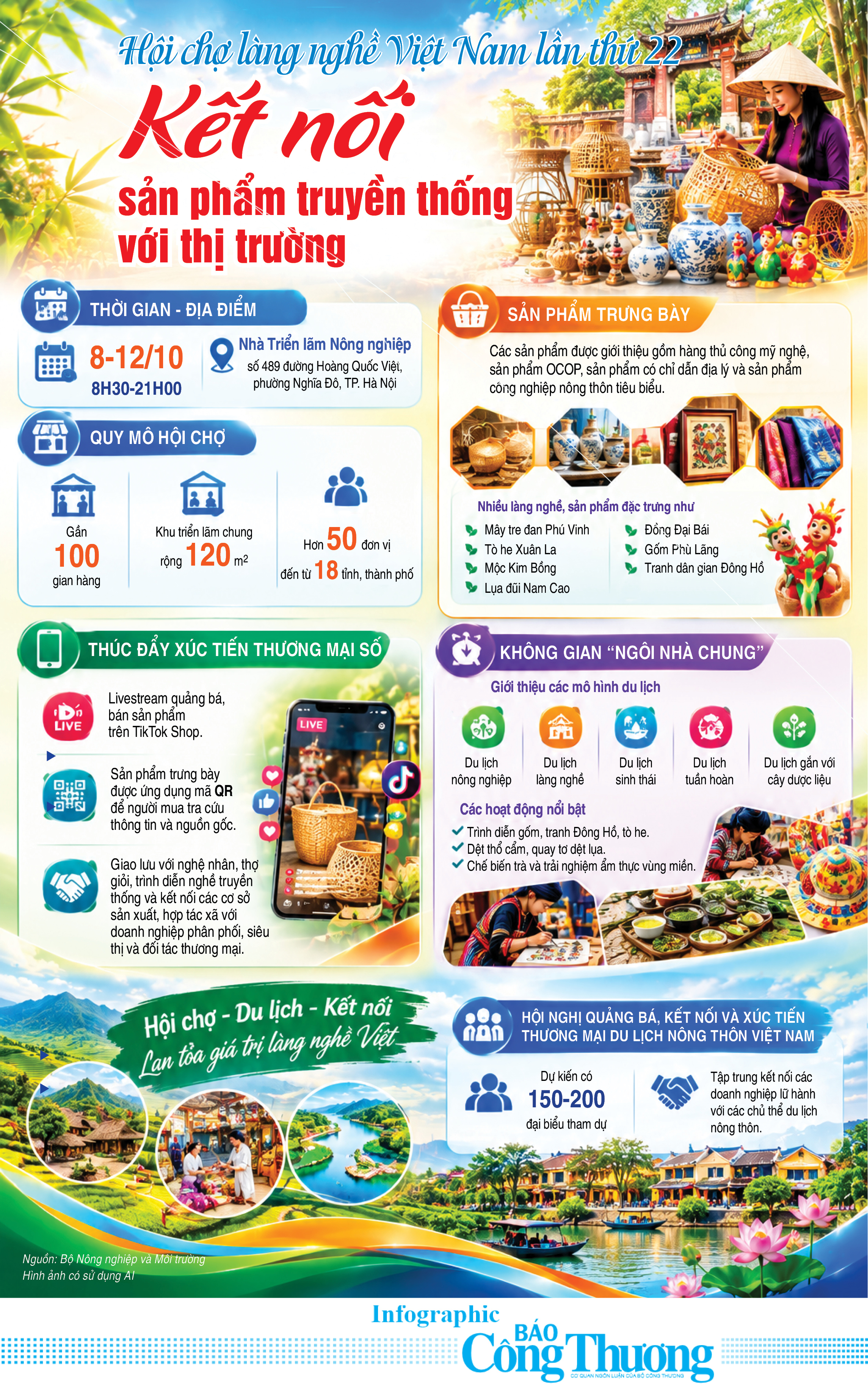 Infographic | Hội chợ làng nghề Việt Nam lần thứ 22: Kết nối sản phẩm truyền thống với thị trường - 1