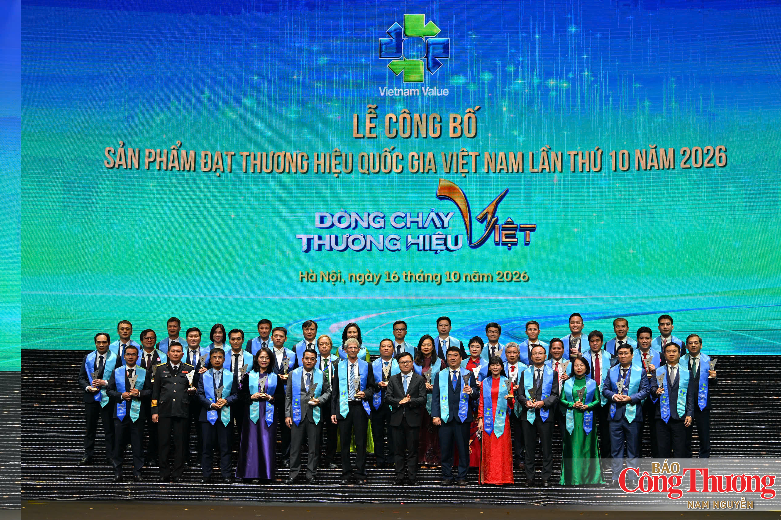 Các doanh nghiệp được vinh danh thương hiệu quốc gia 2026.