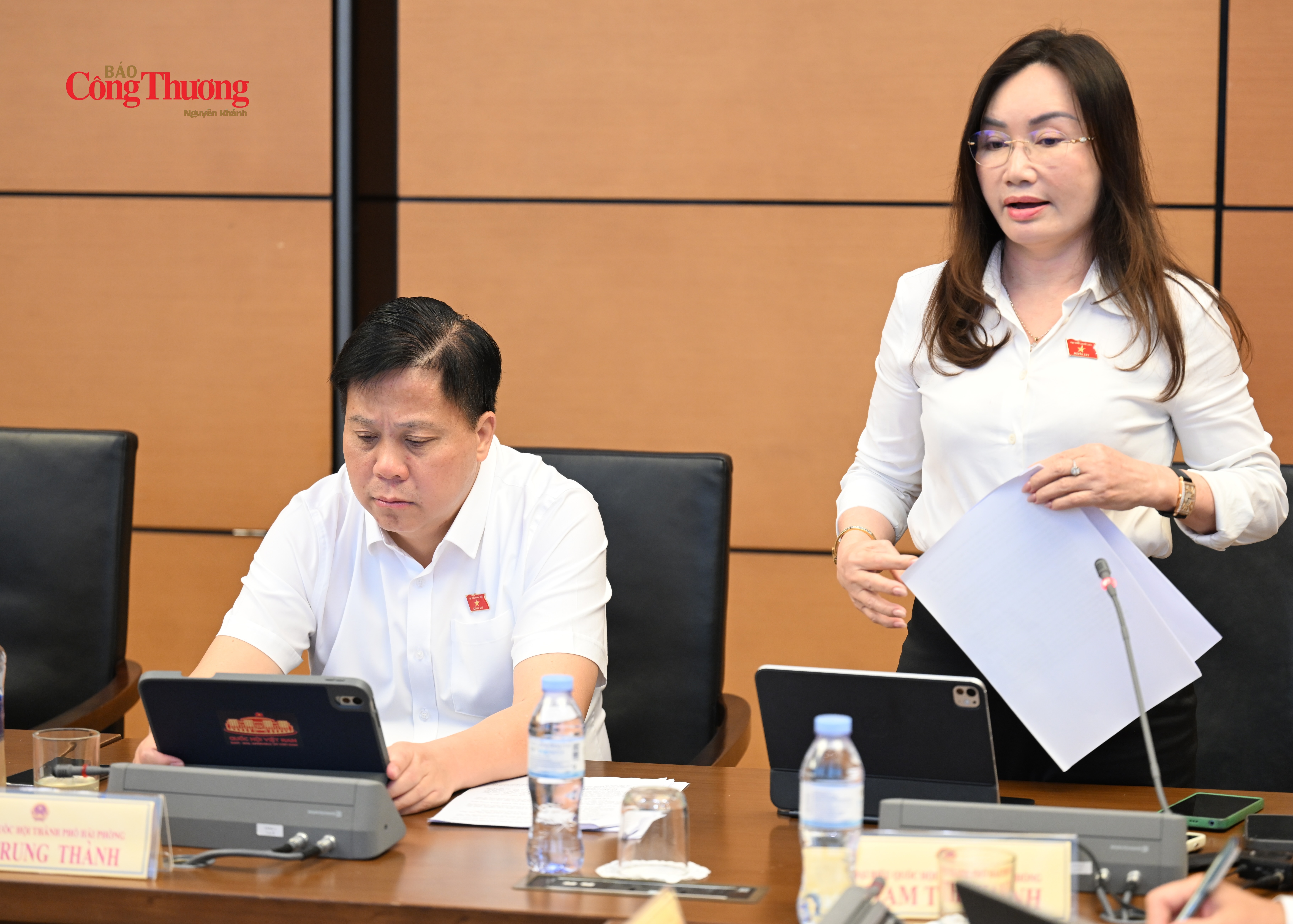 Đại biểu Phạm Thu Xanh (Đoàn đại biểu Quốc hội TP. Hải Phòng).