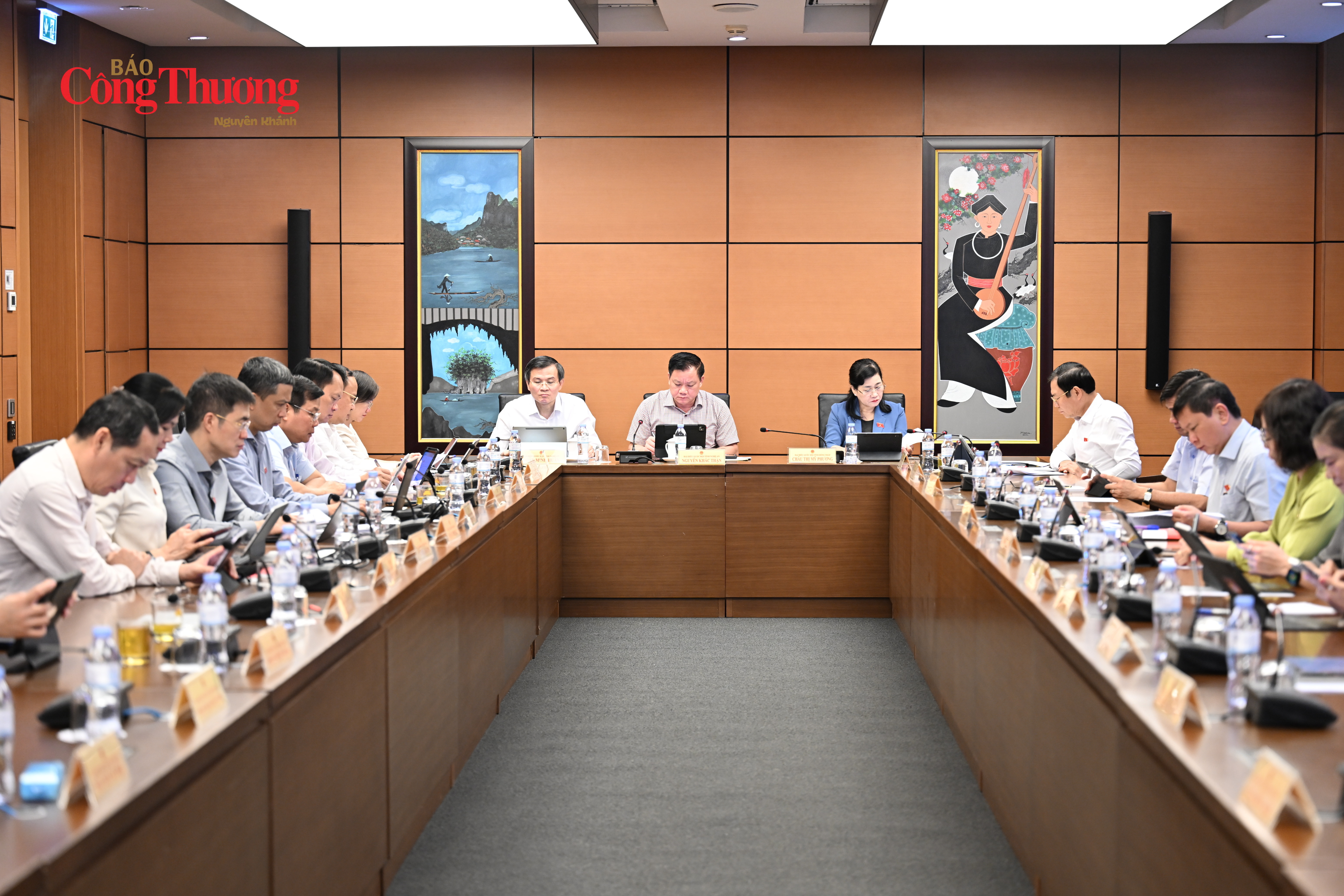 Quang cảnh họp tại tổ 10.